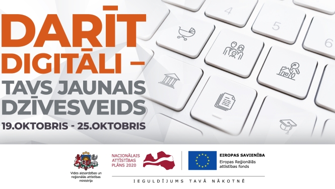 Darīt digitāli - Tavs jaunais dzīvesveids logo
