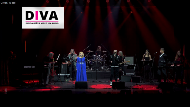 Grupas Pērkons koncerta Cilvēk, Tu esi! ieraksts audiovizuālo ierkastu vietnē Diva.lv