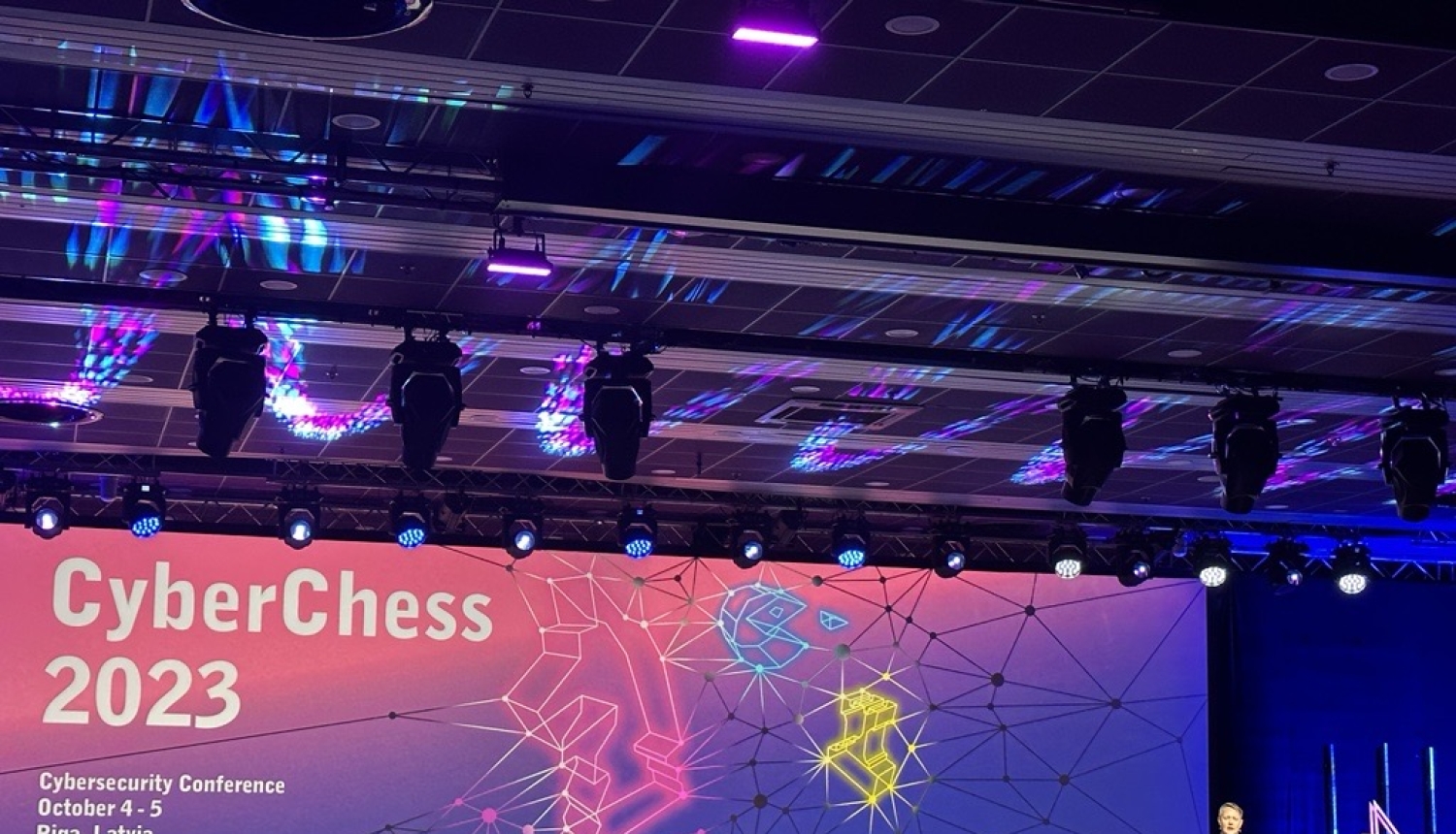 CERT.LV vadītāja Baiba Kaškina konferences CyberChess 2023 atklāšanā